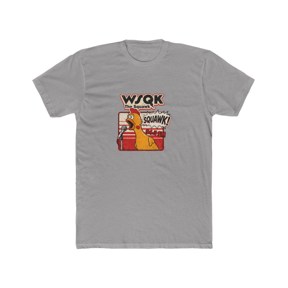 Squawk 94.5 FM Vintage Rubber Chicken Radio T Shirt - Official t-shirts merchandise