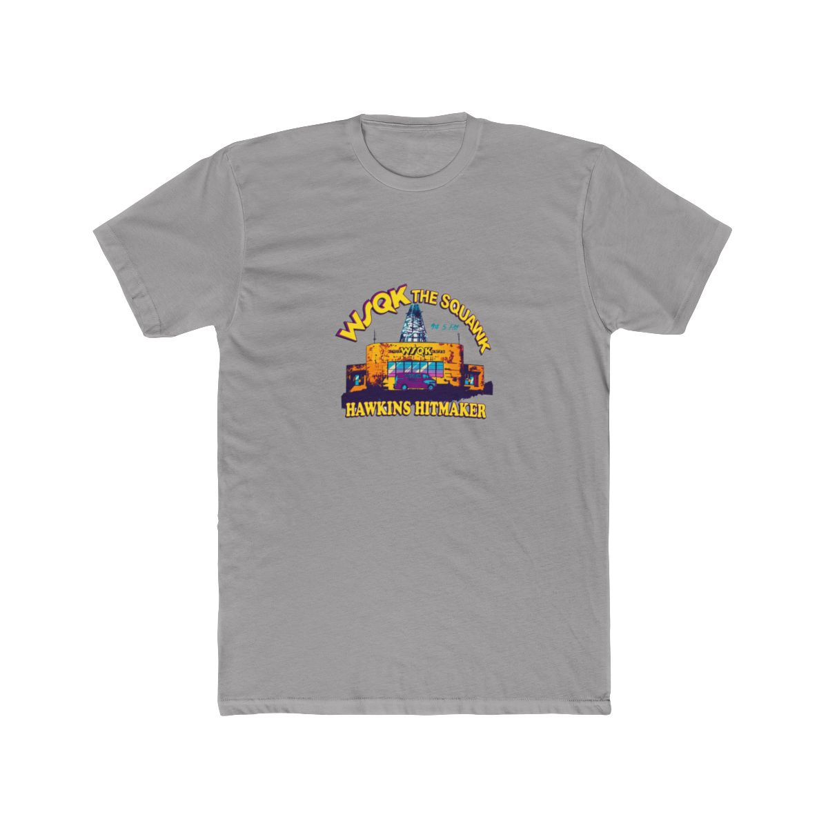 Stranger Things WSQK Squawk Hawkins Radio Retro T Shirt - Official t-shirts merchandise