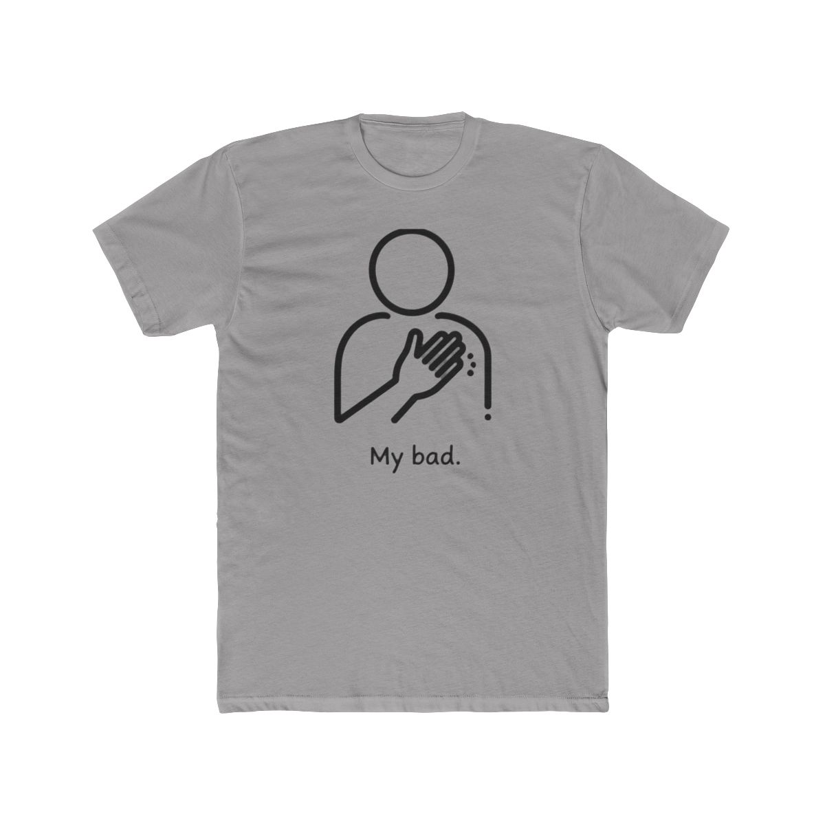 My Bad Hand Over Heart Funny T Shirt - Official t-shirts merchandise