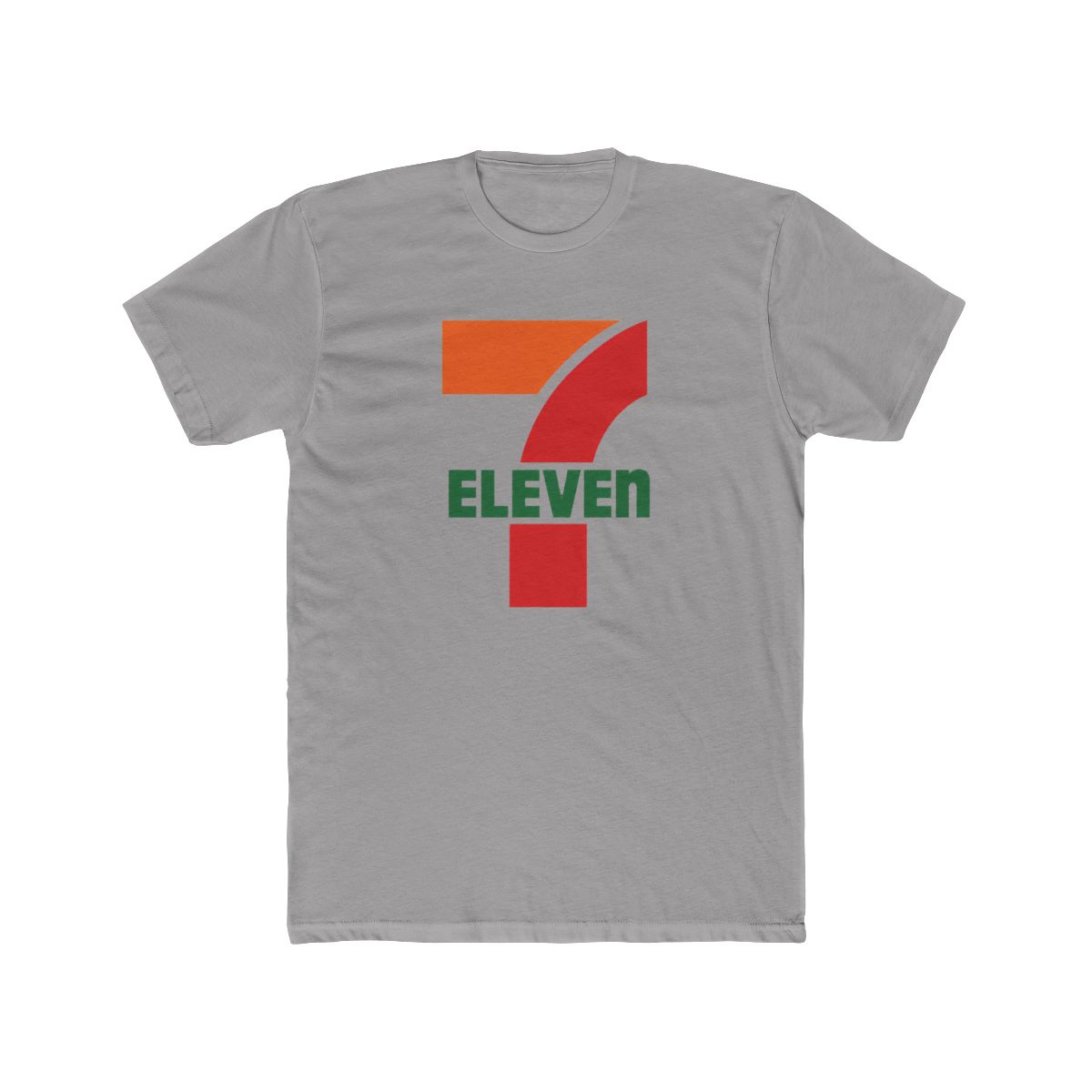 short-sleeved, zip-up shirt in maroon and light pink, with the 7-Eleven logo on - Official t-shirts merchandise