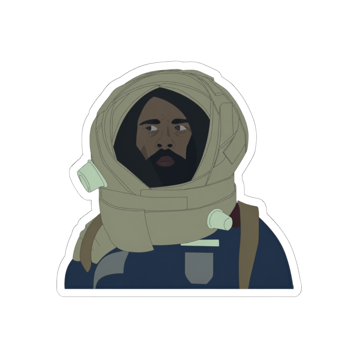 Jeevan as Dr. Eleven (Station Eleven) Sticker