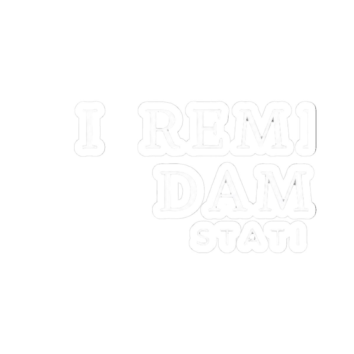 I Remember Damage Sticker - Official stickers merchandise