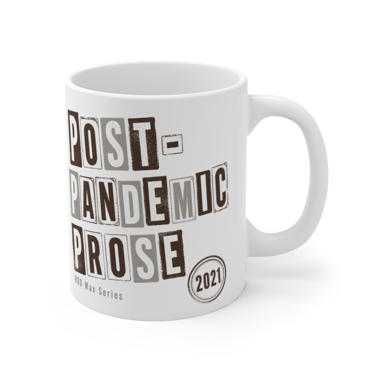 Station Eleven "Post-Pandemic Prose" White Mug - Station Eleven official Mugs & Drinkware merch