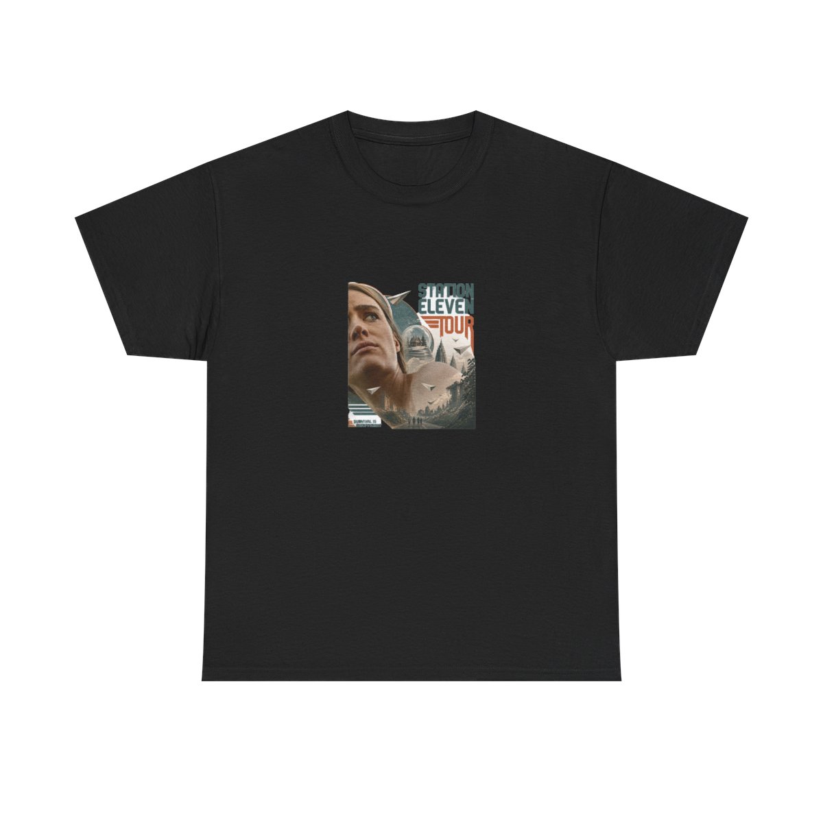 Station Eleven "STATION ELEVEN TOUR" Unisex Tee - alternate angle 2, merchandise